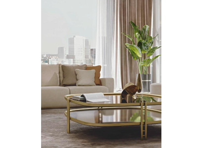 Galdo galdi dizaina galds dzīvojamā istaba galda dizaineris Bizzotto sofa 135x135.