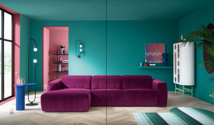 Dīvanu dizains stūrainam dīvānam Dzīvojamā istaba Stūra dīvāna dīvāns Sofa L-formas Dzīvojamā istaba Mēbeles