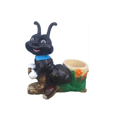 Dārza skudra 48cm dārza dekora figūra statuja Figura Roka gleznota Jauna