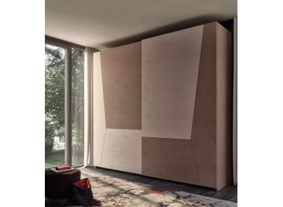 Skapis brūns guļamistabā Materiāls koks Skapī luxusāls Moderns