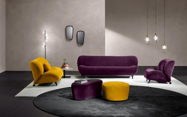 Prianera Luxus Sofa 3 vietu dīvāns, auduma dizaina dīvāns, mēbeles stils, tekstila jauns
