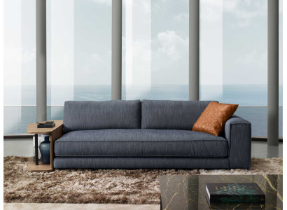 Sofa istabas mēbelesTrijosējs dizainsDreisitzer CouchPolster SofaZilsPrianera