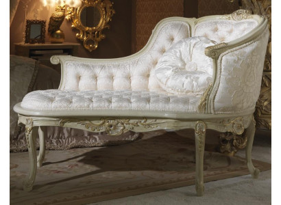 Stāvvietas Chesterfield Dīvāns Gultas Polster Liegen Čezlongi Klubs Balts Baroks Jauns