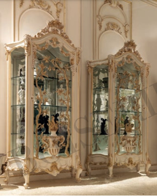 Vitrine Stikla skapis Skapji Plaukts Koka vitrīns Moderns dizains Dzīvojamā istaba Jauns