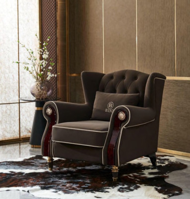 Edlers dizaina "Chesterfield" polsteris kinote Vorony klubs sintētiskais luksussēžamam.