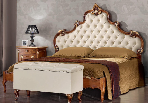 Gulta Mēbeles Divguļamā gulta Chesterfield Guļamistabas Mēbeles Gultas Mēbeles Itālijas Jaunas