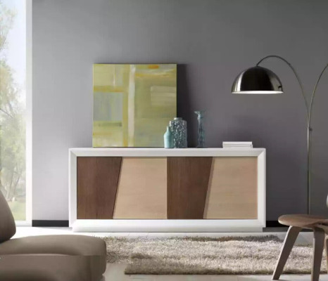 Sideboard čīče Brūns galds no koka skapji mēbeles komodes jauni