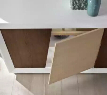 Sideboard čīče Brūns galds no koka skapji mēbeles komodes jauni