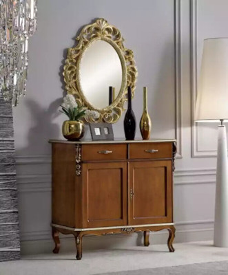 Sideboard Itāļu stila mēbeles koka komoda skapis dizainera jauns