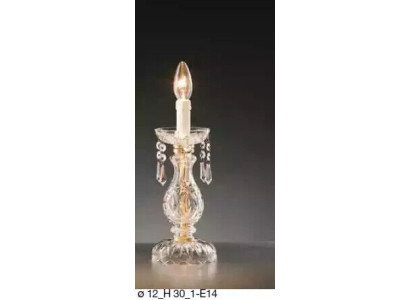 Stila galdi lampa antīkā stilā, greznas sveču lampa kristālsinnieks.