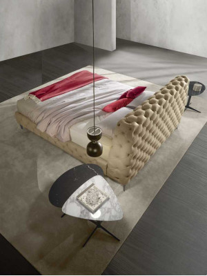 Chesterfield gultas luksusa gultas koka gultas karkasa mēbeles dizains moderni gultas karkasi