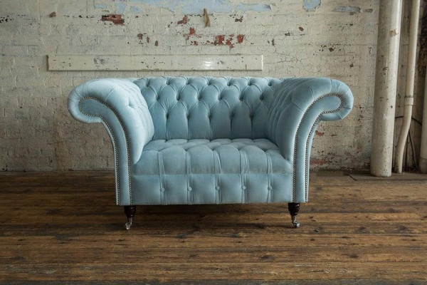 Chesterfield dizaina dīvāns krēsla dīvāns apdare luksusa audums dīvāns 1 vieta 145
