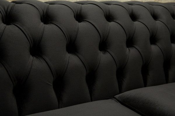 Chesterfield dizaina audums Dīvāns Krēsls 1.5 Sēdmaiņas polster Sofas Lounge Jaunais klubs